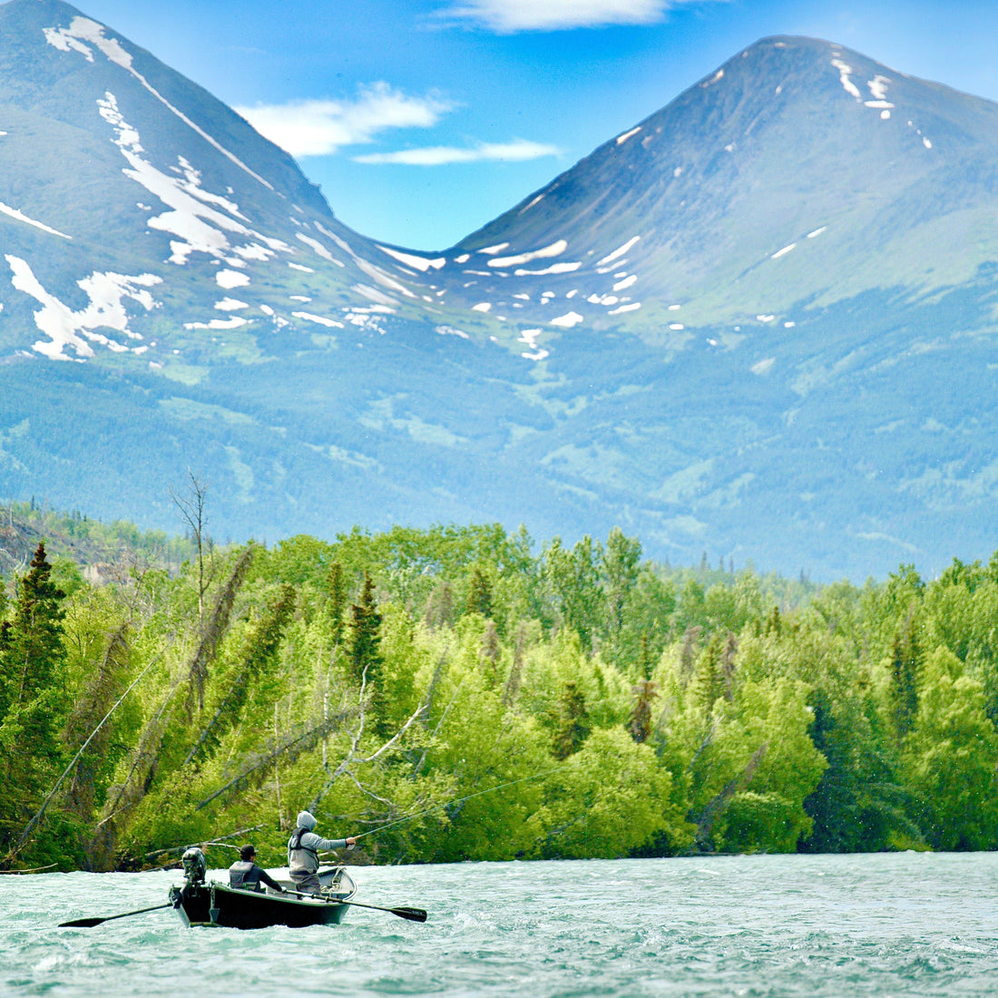 Alaska centerpin trout fishing